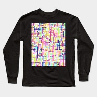 Abstract Geometric Long Sleeve T-Shirt